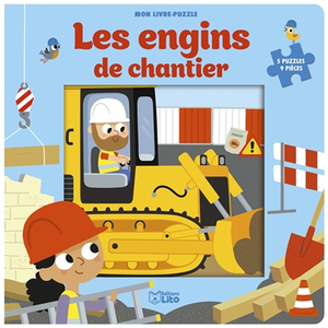 Lito Livre puzzle 9p engins chantie