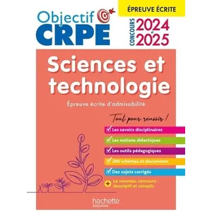 Sciences Et Technologie - Epreuve Écrite D'admissibilité