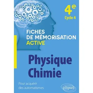 Ellipses Physique chimie 4e, cycle 4 Jeanne Sarrassat-Gohier