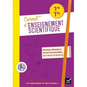 Hatier Enseignement scientifique 1re/Tle - Éd. 2020 - Carnet de l'élève