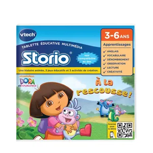 VTECH - Jeu Éducatif Storio - Dora L'Exploratrice
