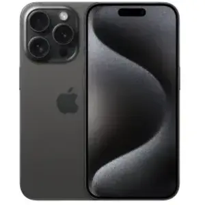 Apple iPhone 15 Pro 15,5 cm (6.1") Double SIM iOS 17 5G USB Type-C 256 Go Titane, Noir