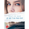 Ldp Jeunesse Tout ce que je ne t'ai pas dit neuf vendu par Lireka
